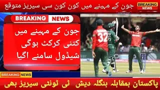 All Top Teams in Action | Full Schedule Breakdown Month of June #cricket