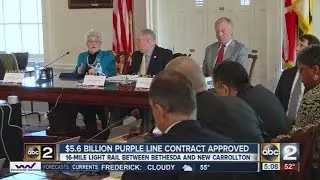 Maryland board approves $5.6B Purple Line contract