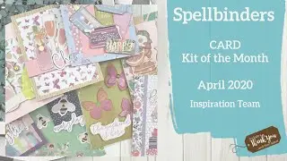 10 Cards - 1 Kit | Spellbinders Card Kit of the Month | April 2020 | Weekend Fun!