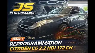 Reprogrammation moteur Citroen C6 2.2 HDI 172chx by JS PERFORMANCE