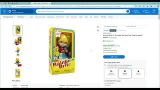 Rainbow Brite 12  Threaded Hair Plush Doll, Children Ages 3+   Walmart com and 1 more page   Persona