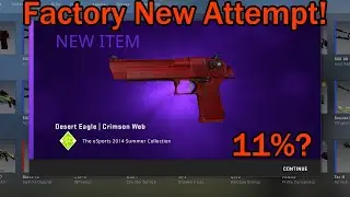 Прямо с завода Desert Eagle | Попытка обмена Crimson Web! (Удачные обмены в CS:GO!)