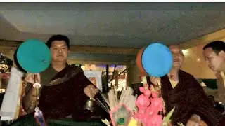 International Nyingma Molam Day 9 Evening Session Dudjom Thoma Puja At Bothgaya Temple @rinchenvlog 