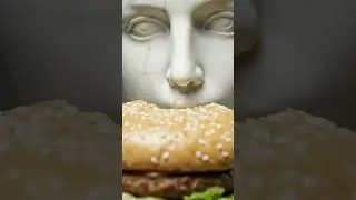 Eating Sounds ASMR | Marble Burger with bun crunch & sauce squish | relaxing, crunchy bites