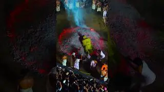 Theyyam performs fire entry 101 times! Teechamundi(Ottakolam) | theyyam | kerala | travelbee