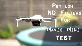 Фильтры нейтральной плотности Pgytech для теста DJI Mavic Mini