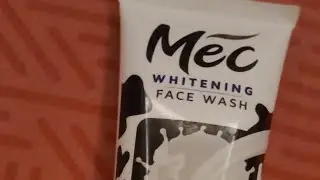 Mec Whitening Face Wash for bright skin review #skincare