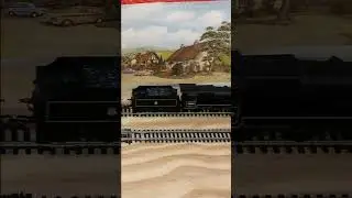 #shortsvideo BACHMANN EX LMS STANIER MOGUL WITH BEER ROLLING STOCK #BEER #STANIER #bachmann #train