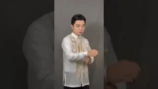 Modern Jusi Barong Tagalog - For Sale
