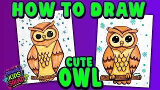 How to Draw a Cute Owl 🦉