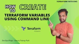 Create terraform variables using command line #terraform with AWS