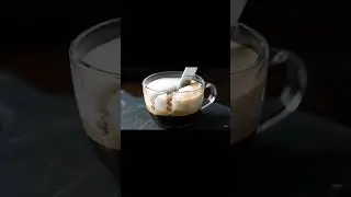 Slicing a Glass Coffee Mug Filled with Espresso | ASMR Sounds Only
