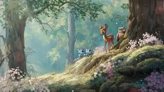 Bambi’s Forest Magic | Cozy Ambience with Nature Sounds for Reading & Studying
