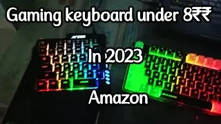 One hand gaming keyboard under 8₹₹ In 2023❤️&zwj;🔥 from Amazon limited edition 👍❤️