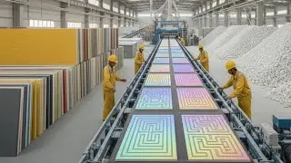 34 Billion Square Feet of Drywall Produced in JUST 12 MONTHS What's the Factory Process