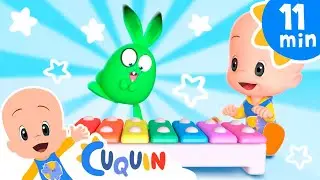 Animales m&aacute;gicos de granja con Cuqu&iacute;n | Canciones y v&iacute;deos educativos con Cleo y Cuqu&iacute;n
