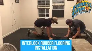 Tiled Interlock Rubber Flooring Installation: How-To