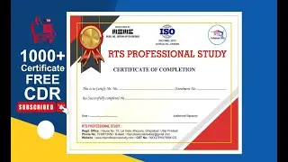 1000+ Certificates CDR Files by Suraj Graphics