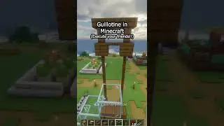 Как построить гильотину в Minecraft #short #shorts
