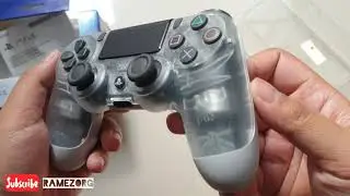 PS4 DUALSHOCK 4 Wireless Controller White Transparent Special Edition (Official Sony PlayStation)
