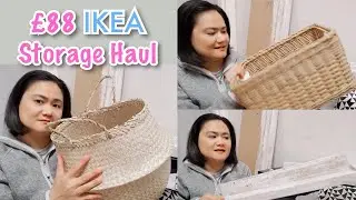 &pound;88 IKEA Small Storage and Shelves Haul | Storage Ideas | KC Mum Life