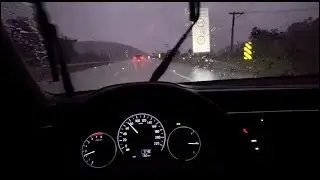 VIAGEM DE CARRO NOTURNA COM CHUVA, DICAS DE SEGURANÇA! HONDA CITY.