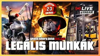 CIVIL MUNK&Aacute;K &Eacute;RKEZTEK, PR&Oacute;B&Aacute;LJUK KI!🧑&zwj;🚒👷🏼📰 | GTA Online LIVE STREAM🔴