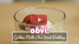 How To Make: Golden Milk Chai Seed Pudding with Obvi Super Collagen Protein (Follow Along Recipe)