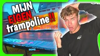 Ik heb EINDELIJK een trampoline in m&rsquo;n tuin!