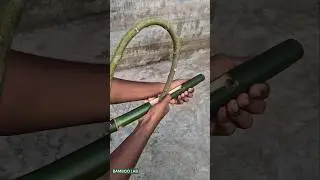DIY Bamboo Gun 🌿🔧 &mdash; Handmade & Creative Build! #bamboogun #diygun #creativebuild