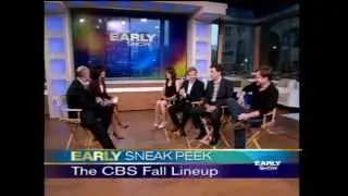 Rufus Sewell, Simon Baker, Elisabeth Reaser &  Kyle Bornheimer at the Early Show - CBS Fall Lineup