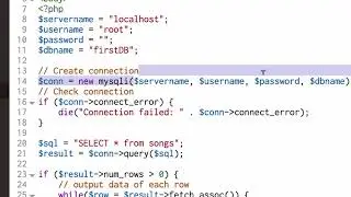 php mysql fetch data codeanywhere