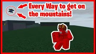 Every Way to get on the Mountains in The Strongest Battlegrounds.