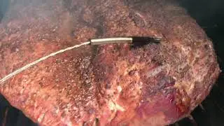 Smoking Brisket on a Backwoods Smoker Party with a Flame Boss 300 on cruisecontrol