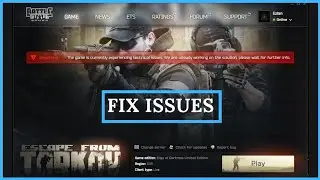 Escape from Tarkov is Down | Error on POST The Game is currently experiencing technical issues Fix