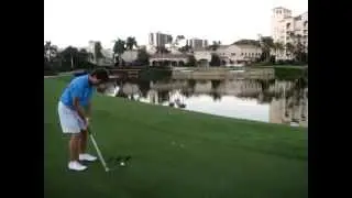 PLUC Perfect wedge to save match Island green, H.A.W.T.