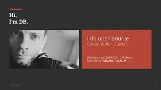 Drupal Europe 2018 - 2.02 - Day 3 - Open source marketing automation, DB Hurley