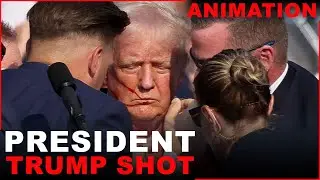 Shots Fired at Trump Rally | Mapping the Trump Shooting in 3d Animation | Trump Speaks