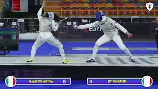 Cairo World Cup 2023 SWF - GOLD - Martina Favaretto ITA v Martina Batini ITA