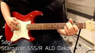 【試奏動画】Sugi/Stargazer SSS/R ALD Dakota Red