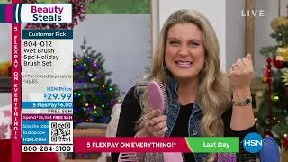 Wet Brush 5piece Holiday Brush Set