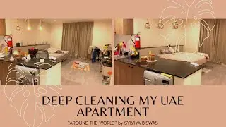 DEEP CLEANING MY UAE APARTMENT | STUDIO APARTMENT