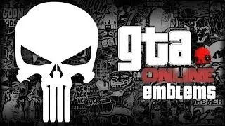 GTA V - Punisher Logo - Emblem Tutorial ( Grand Theft Auto 5 ) Screetch2009