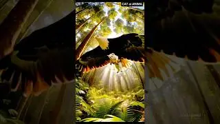 Kitten is in danger under the eagle #cataianima #cat #animals