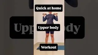 🔥 Upper Body Workout at Home Using Dumbbells | Build Strength & Tone Muscles 💪