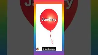 12 months name #staylittlechannel #kindergarten #cartoon #learning