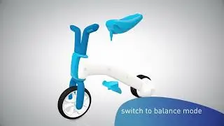 Chillafish Bunzi 2-in-1 Balance Bike Tricycle