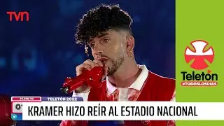 Stefan Kramer hace reír al estadio nacional con su personificación de Bad Bunny