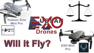 Fly the Hubsan Zino Mini PRO on the EXO Blackhawk2 App.