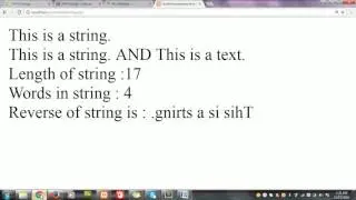 Learn PHP in hindi - STRING Part-1